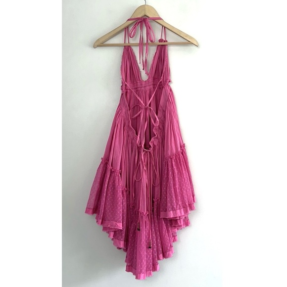 Free People 100 Degree Mini Dress in Pink Rose - Picture 9 of 15